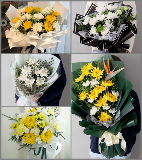 广西崇左宁明县寨安乡白事花束代送